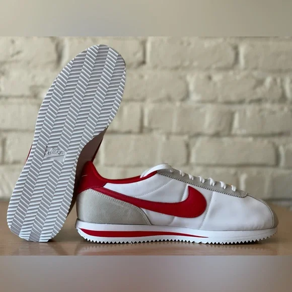 Nike ID Cortez 72’ Running Shoes FJ8890-905 White Red Retro Men Size 11.5 / 13W